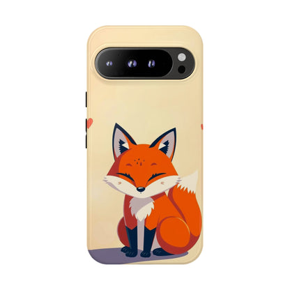 Google Pixel 9 Pro XL / Glossy Phone Case - Cute Fox Design Phone Case