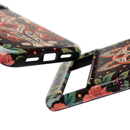 Vibrant Terracotta and Teal Calavera Fox Phone Case - Multicolor Phone Case