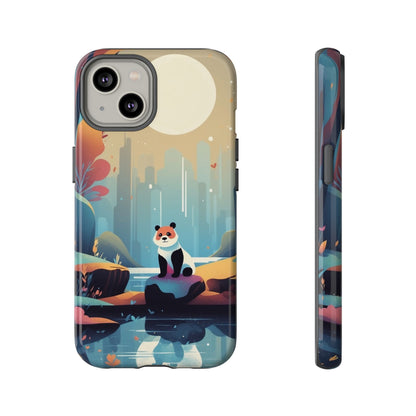 Stylised Panda Design Phone Case - Multicolor Phone Case - iPhone 14 / Glossy