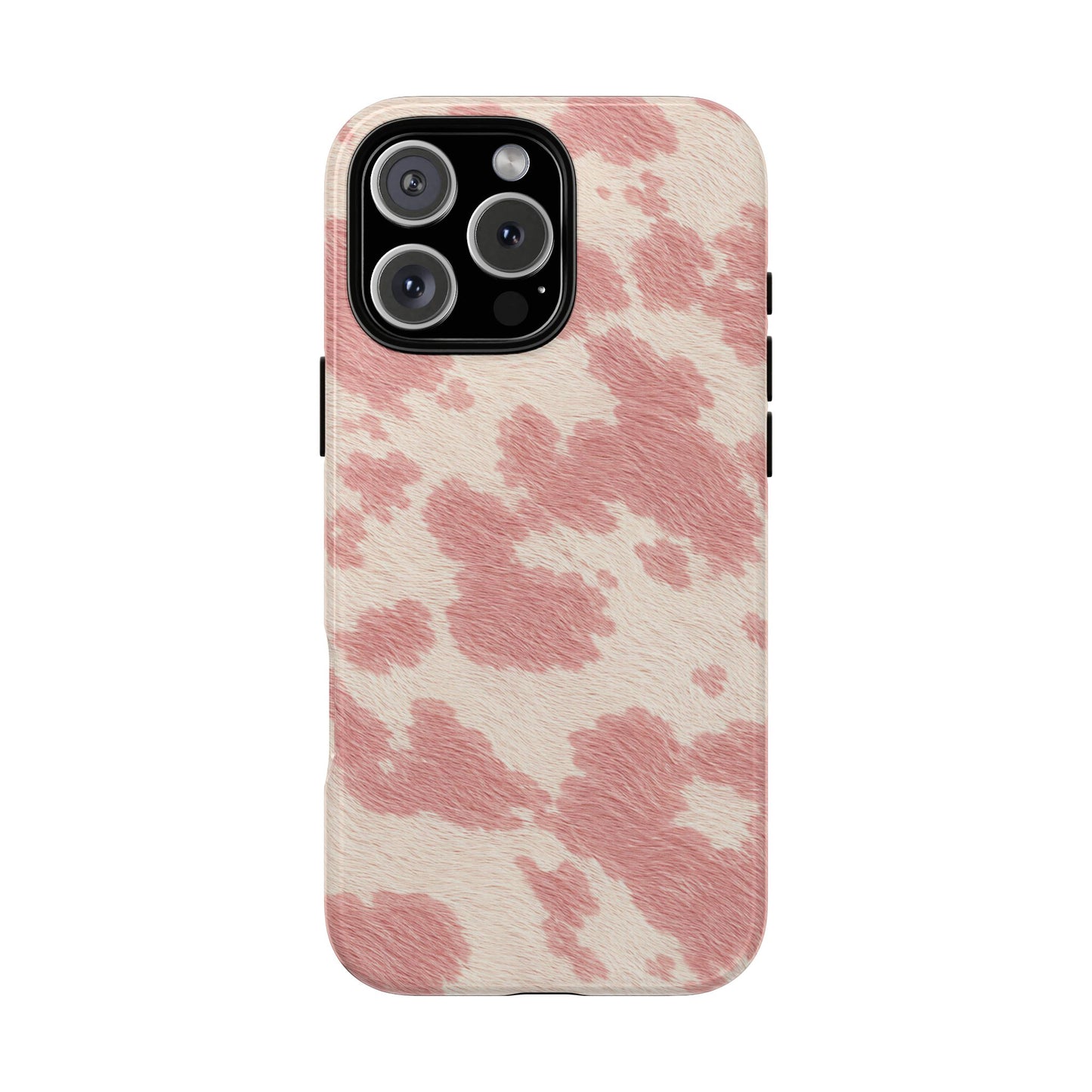 Pretty Blush Cow Print Phone Case