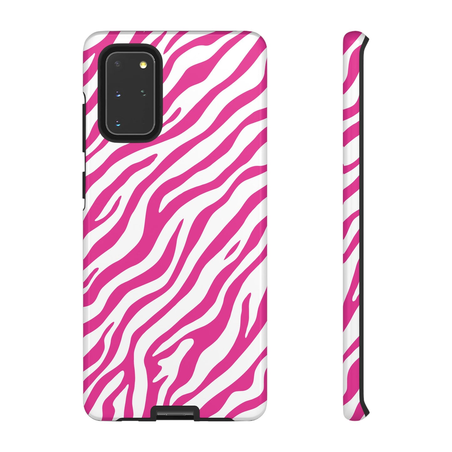 Stylish Hot Pink Zebra Print Phone Case