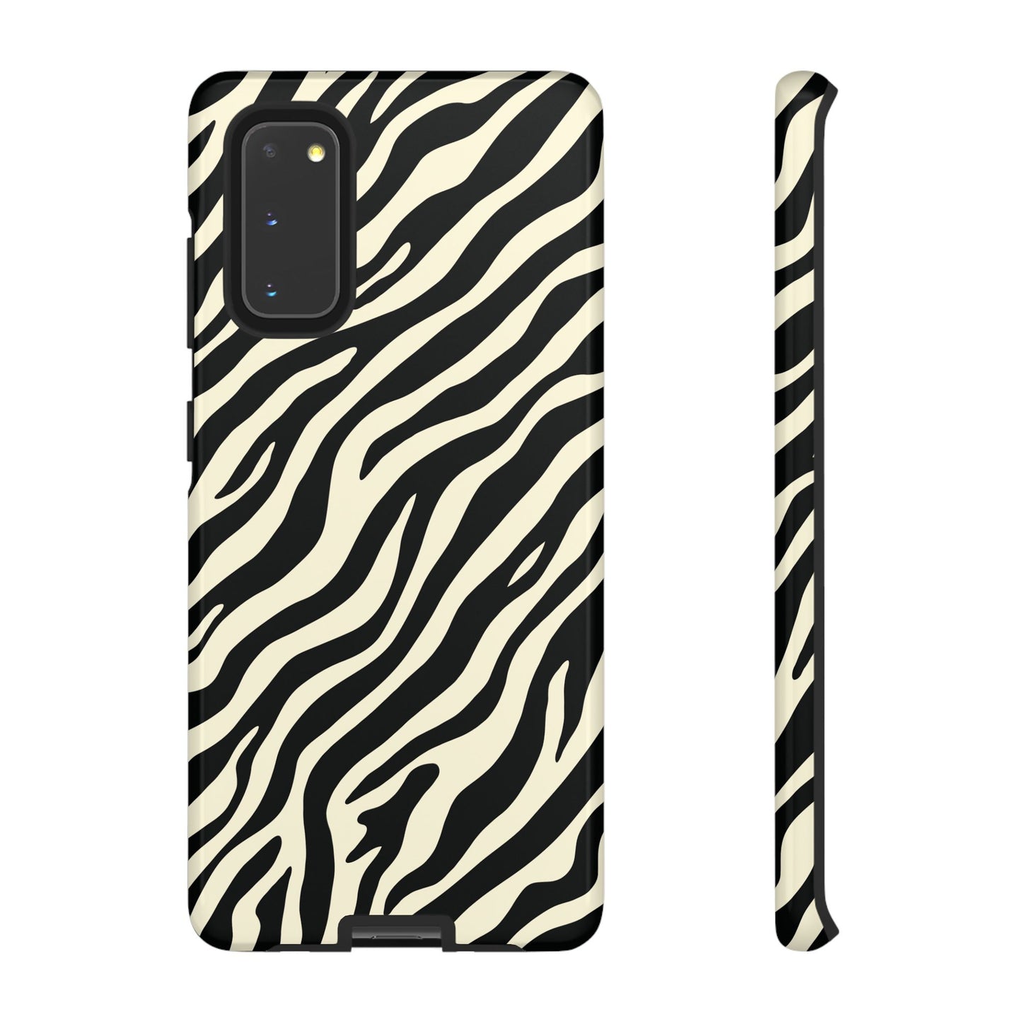 Chic Ivory Zebra Print Phone Case