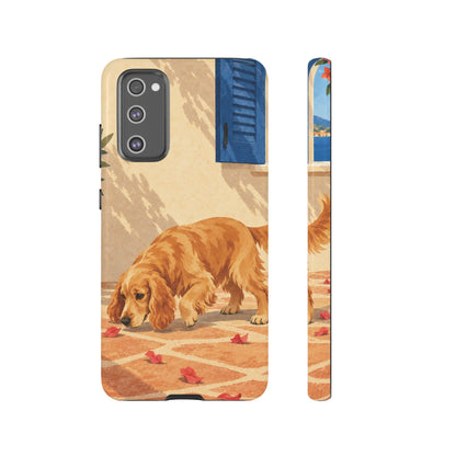 Cocker Spaniel Scent Trail Phone Case - Multicolor Phone Case - Samsung Galaxy S20 FE / Glossy