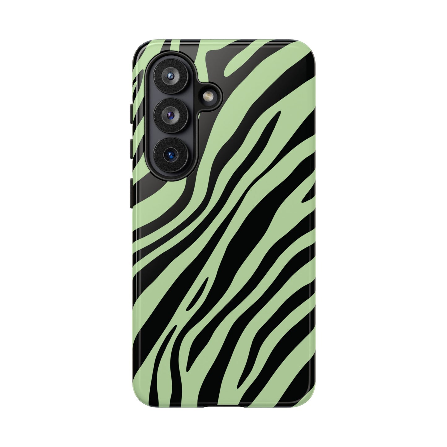 Modern Mint Zebra Print Phone Case