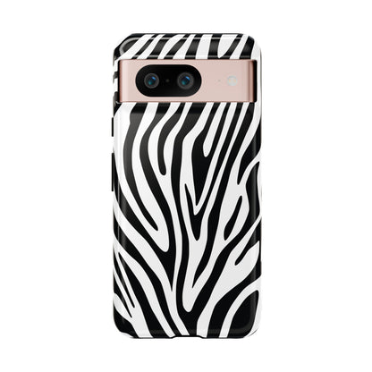 Classic Monochrome Tiger Print Phone Case