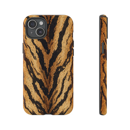 Amber Tiger Print Phone Case