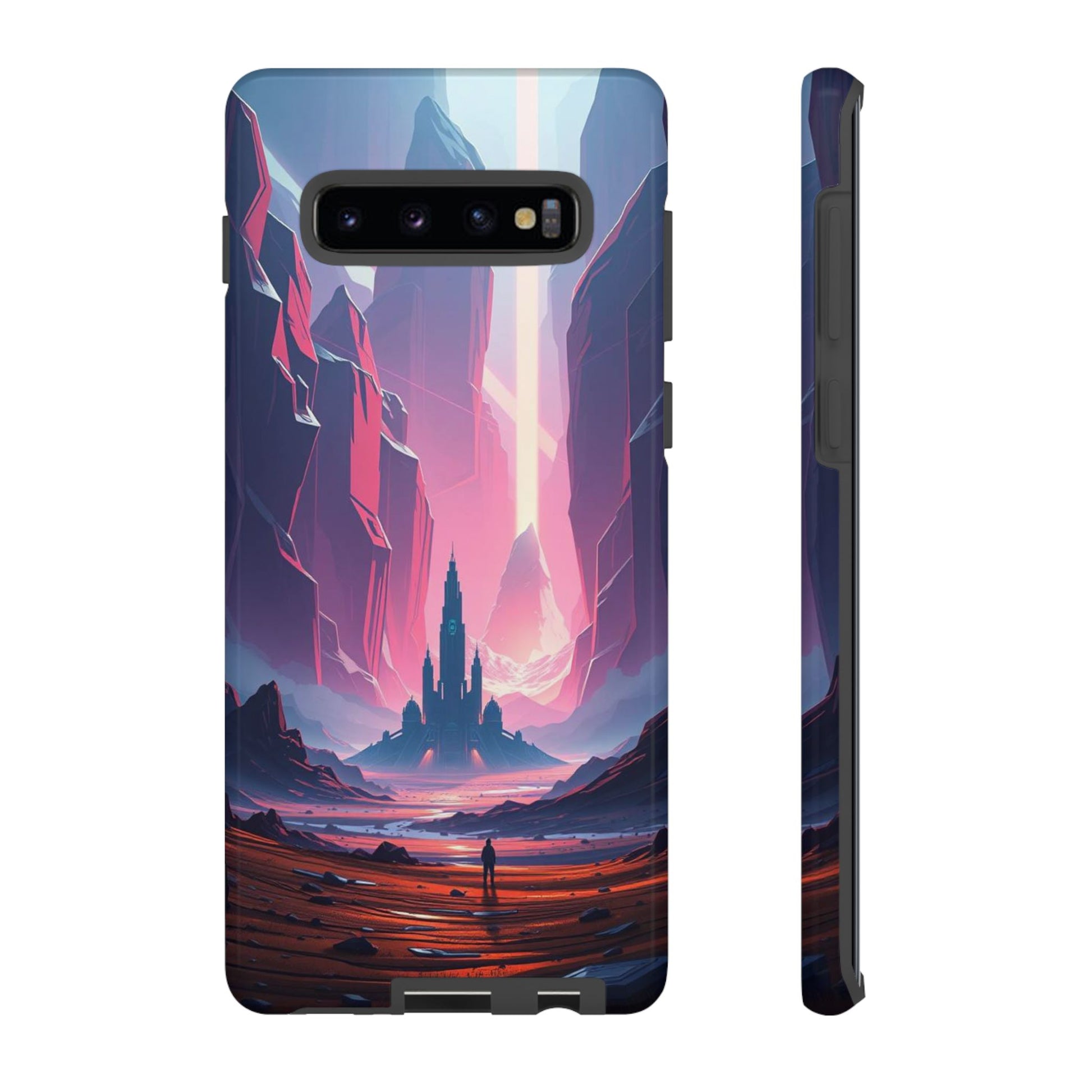 Alien Fortress Design Phone Case - Multicolor Phone Case - Samsung Galaxy S10 Plus / Glossy