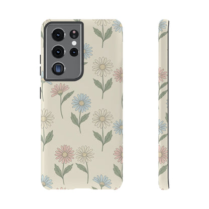 Pretty Pastel Daisy Pattern Phone Case