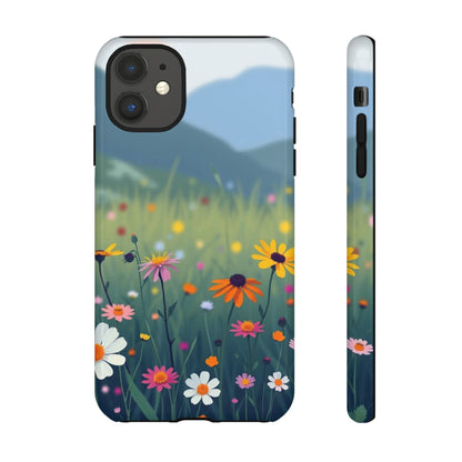 iPhone 11 / Glossy Phone Case - Vibrant Meadow Design Phone Case