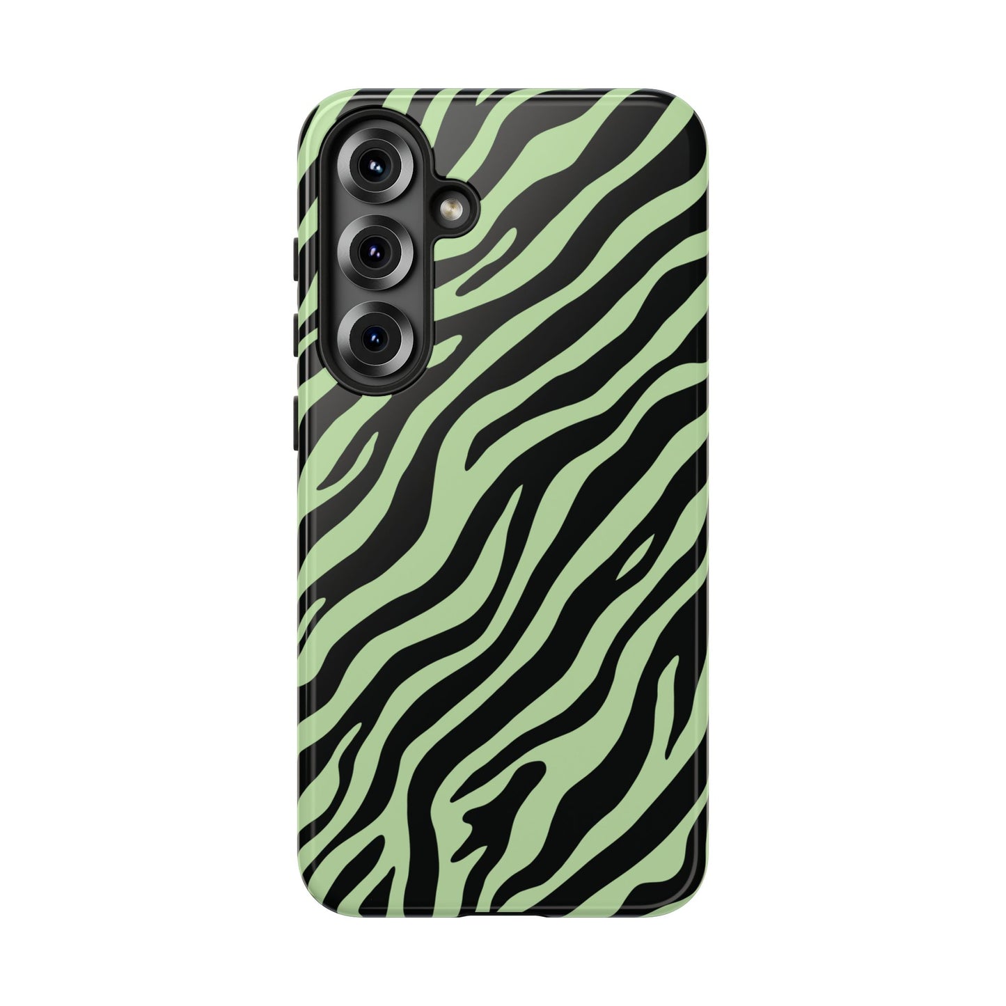 Stylish Mint Zebra Print Phone Case