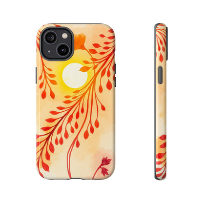 Boho Chic Watercolour Sunset Design Phone Case - Multicolor Phone Case - iPhone 14 Plus / Glossy