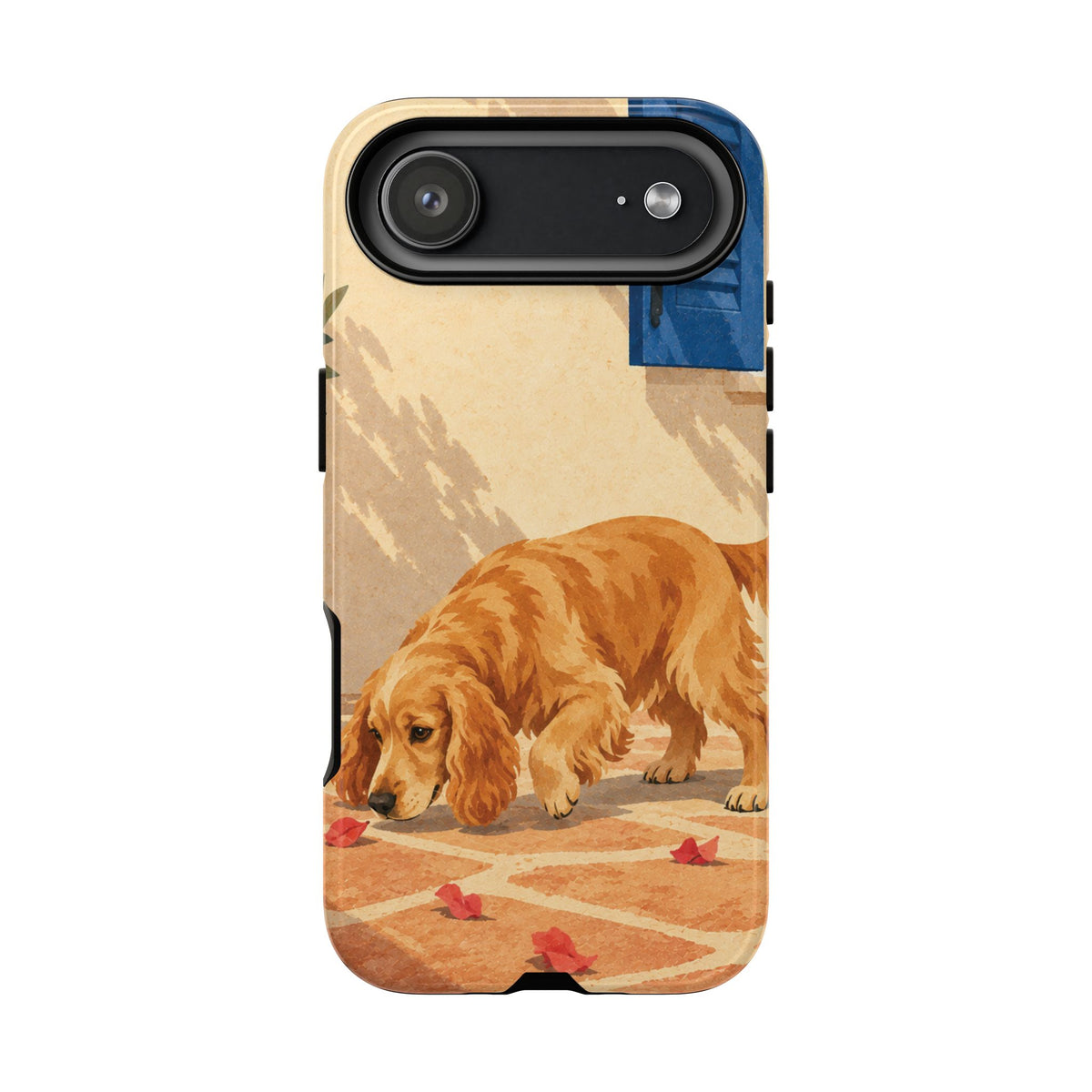 Cocker Spaniel Scent Trail Phone Case - Multicolor Phone Case - iPhone 17 Air / Glossy
