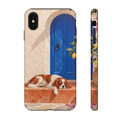 Cavalier King Charles Spaniel Blue Door Siesta Phone Case - Multicolor Phone Case - iPhone XS MAX / Glossy