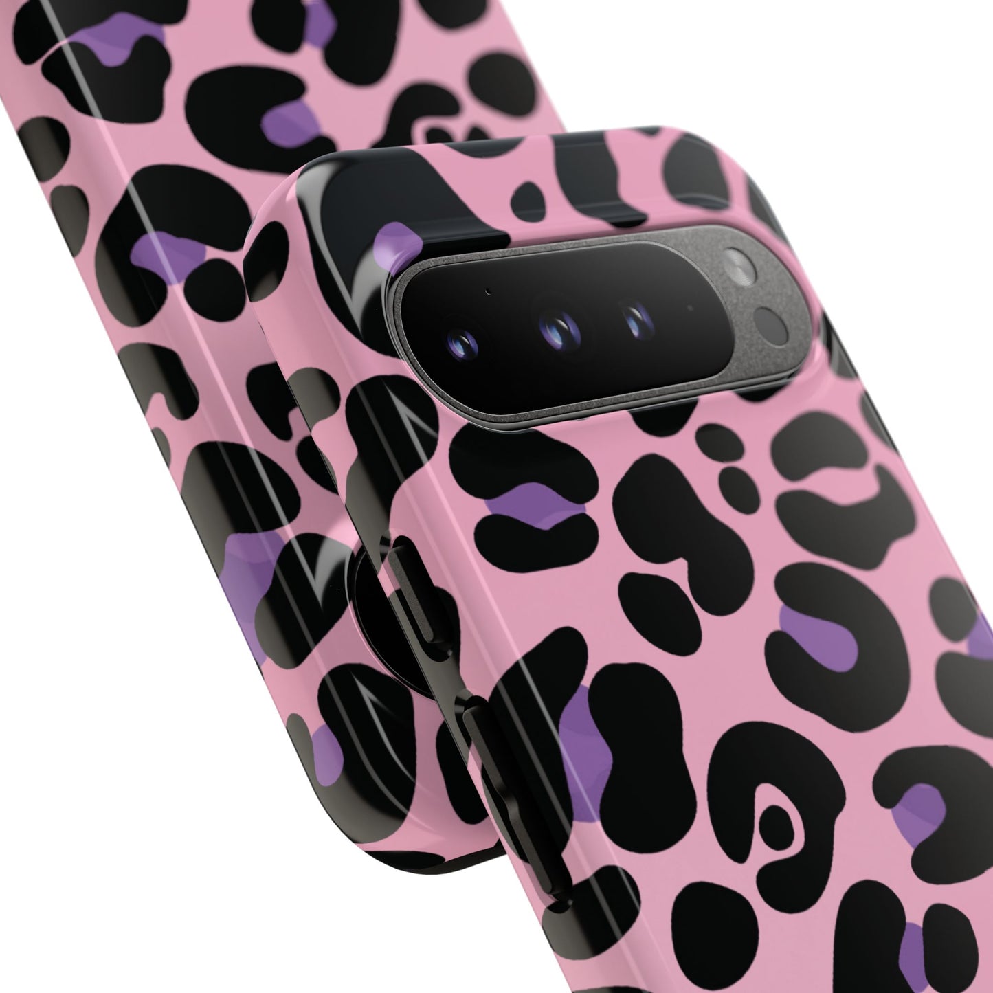 Pretty Pink & Lavender Leopard Print