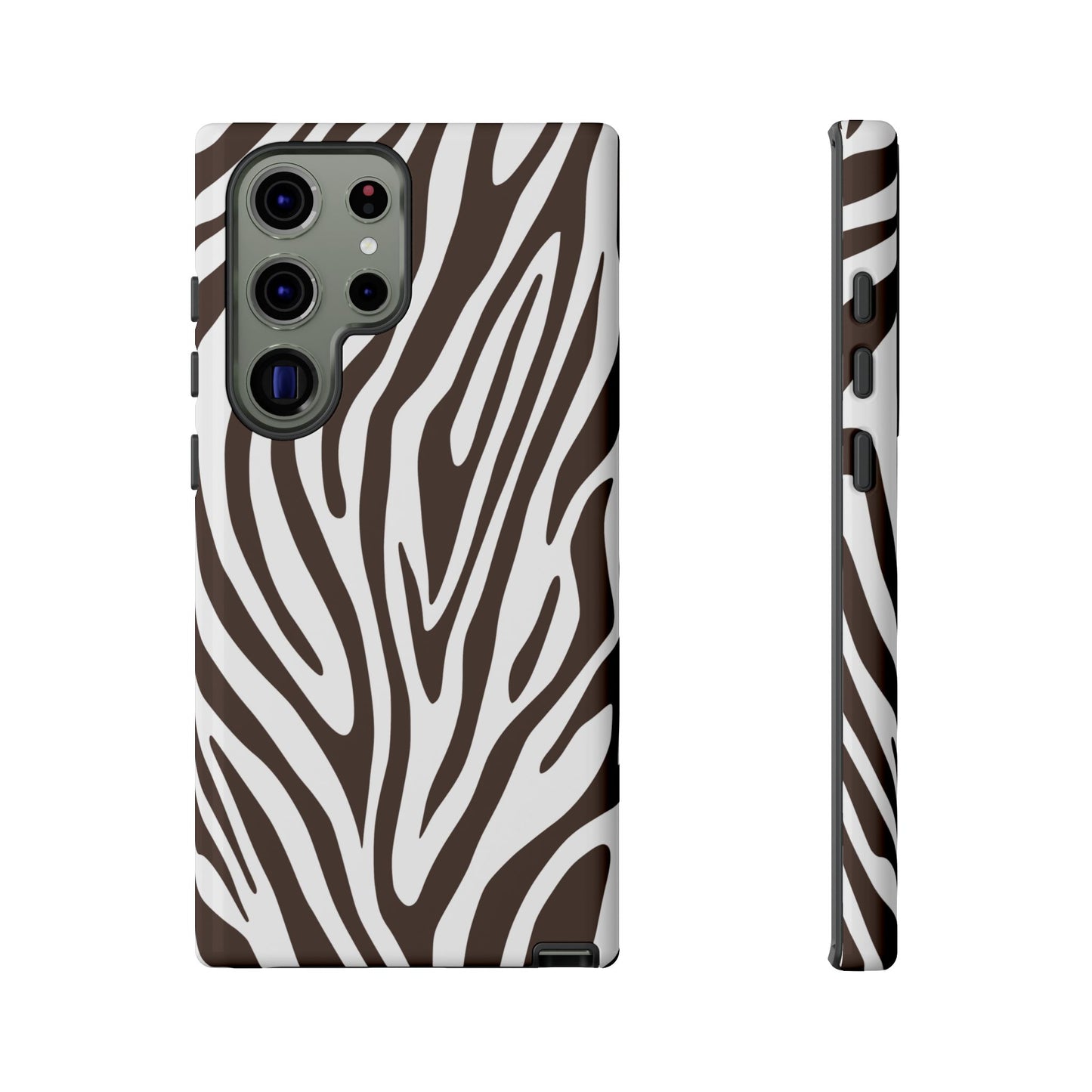 Graphic Brown Tiger Print Phone Case