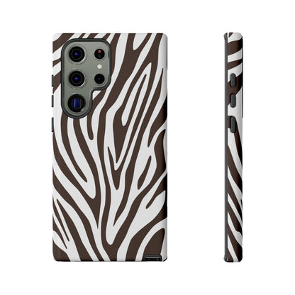 Graphic Brown Tiger Print Phone Case