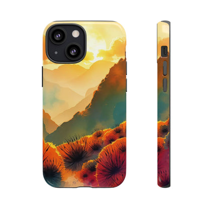 Ideallic Watercolour Sunset Design Phone Case - Multicolor Phone Case - iPhone 13 Mini / Glossy