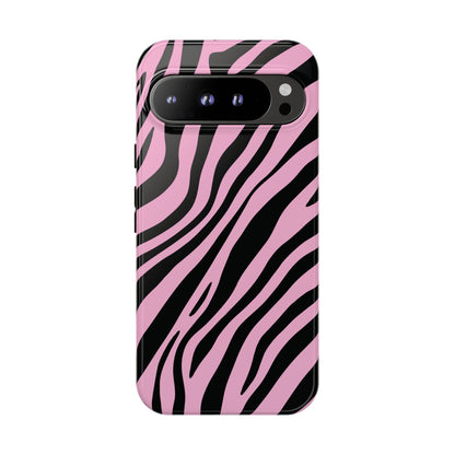 Modern Blush Zebra Print Phone Case