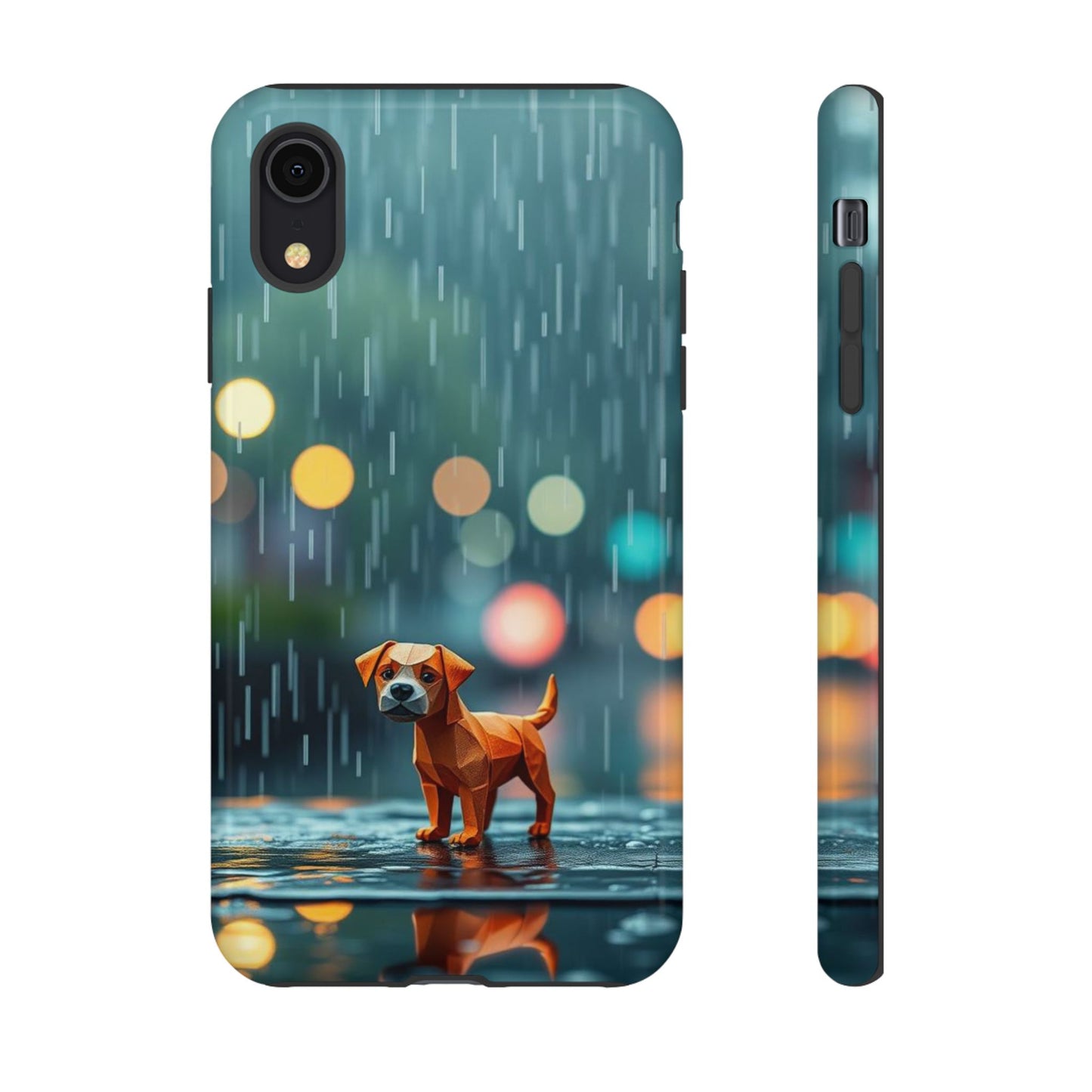 iPhone XR / Glossy Phone Case - Origami ’Soggy Dog’ Design Phone Case
