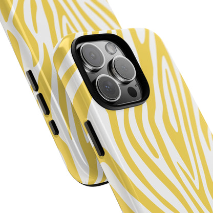 Graphic Yellow Tiger Print Phone Case