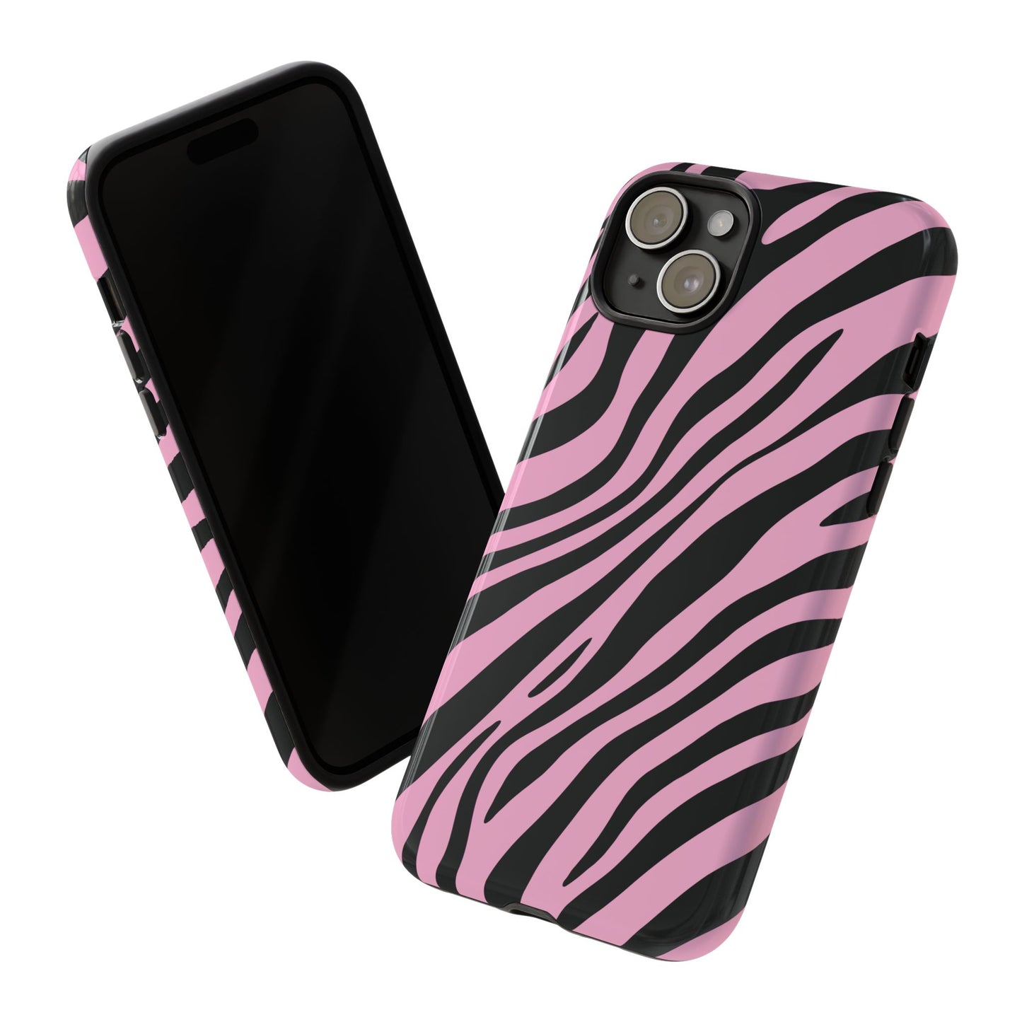 Modern Blush Zebra Print Phone Case