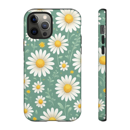 iPhone 12 Pro / Glossy Phone Case - Daisies Floral Pattern 1 Phone Case