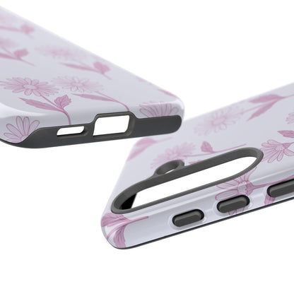 Pretty Lilac Daisy Pattern Phone Case