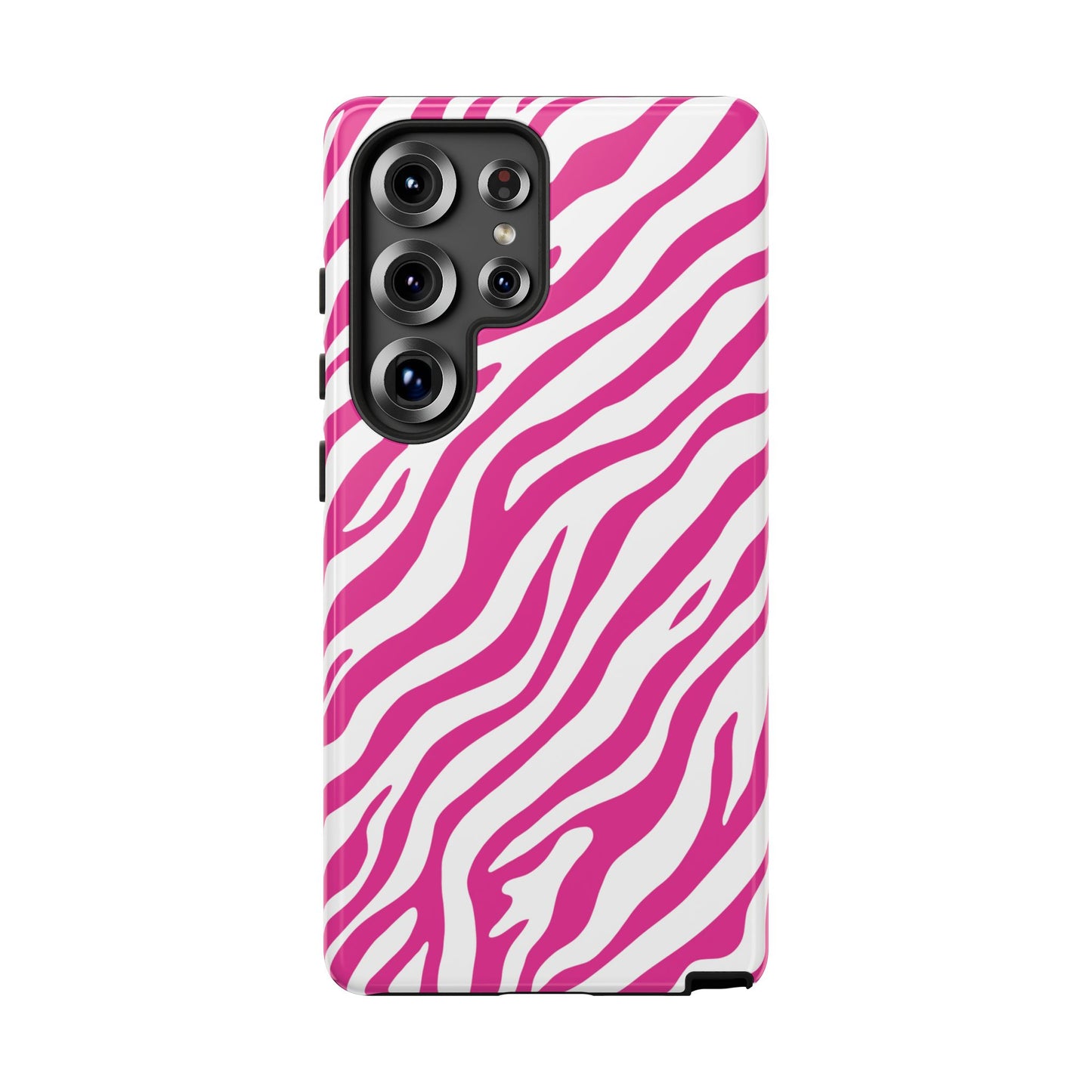 Stylish Hot Pink Zebra Print Phone Case