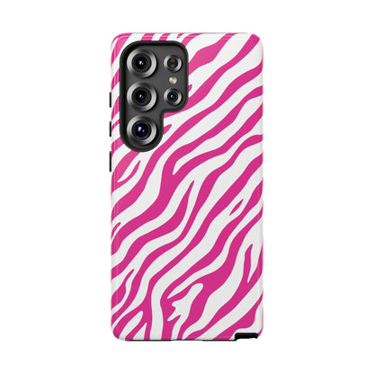 Stylish Hot Pink Zebra Print Phone Case