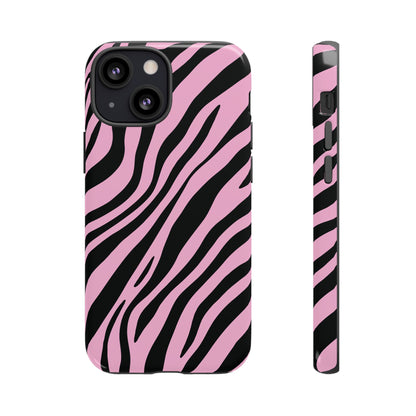 Modern Blush Zebra Print Phone Case