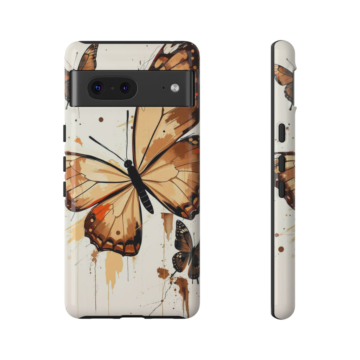 Acrylic Style Butterflies Design Phone Case - Multicolor Phone Case - Google Pixel 7 / Glossy