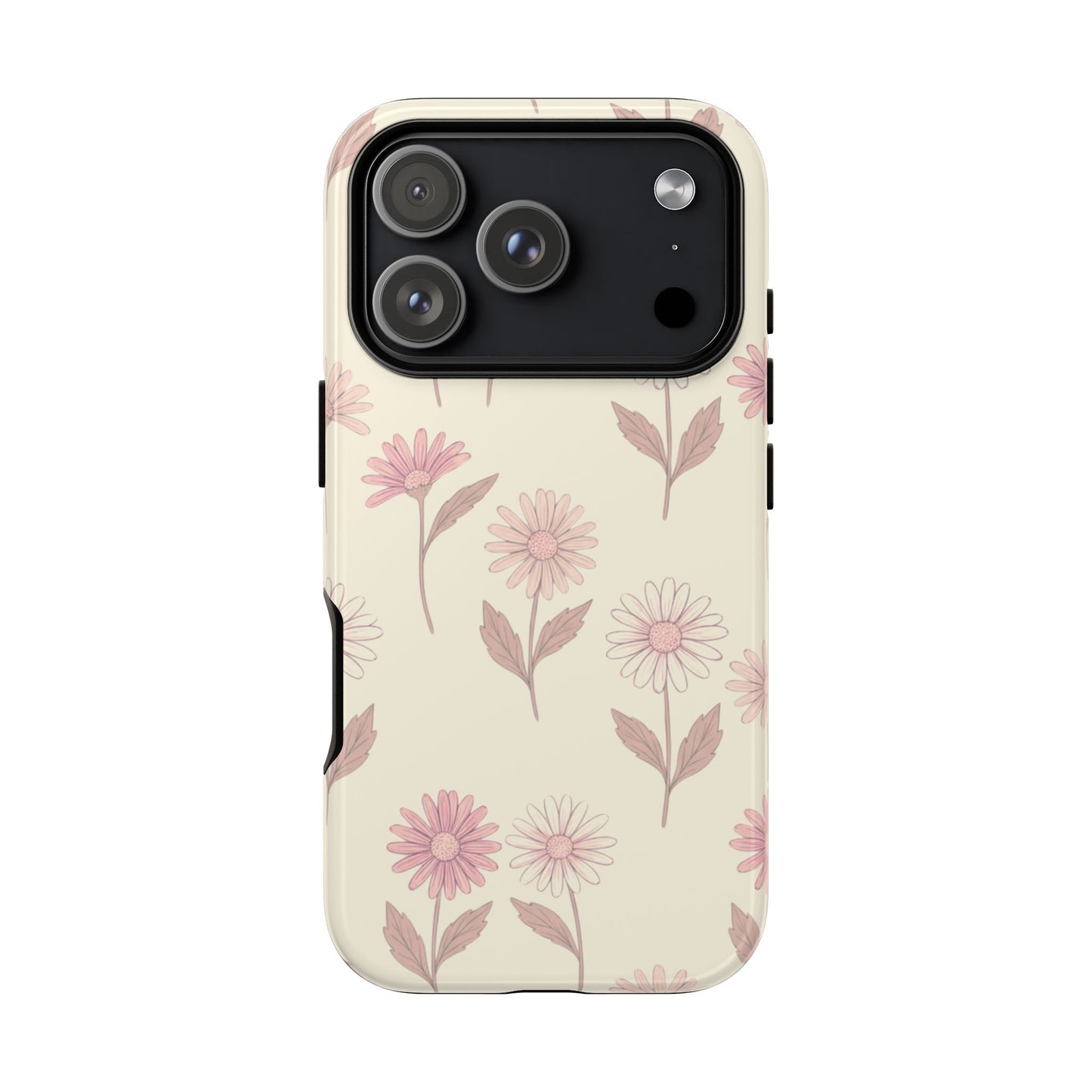 Pretty Blush Daisy Pattern Phone Case