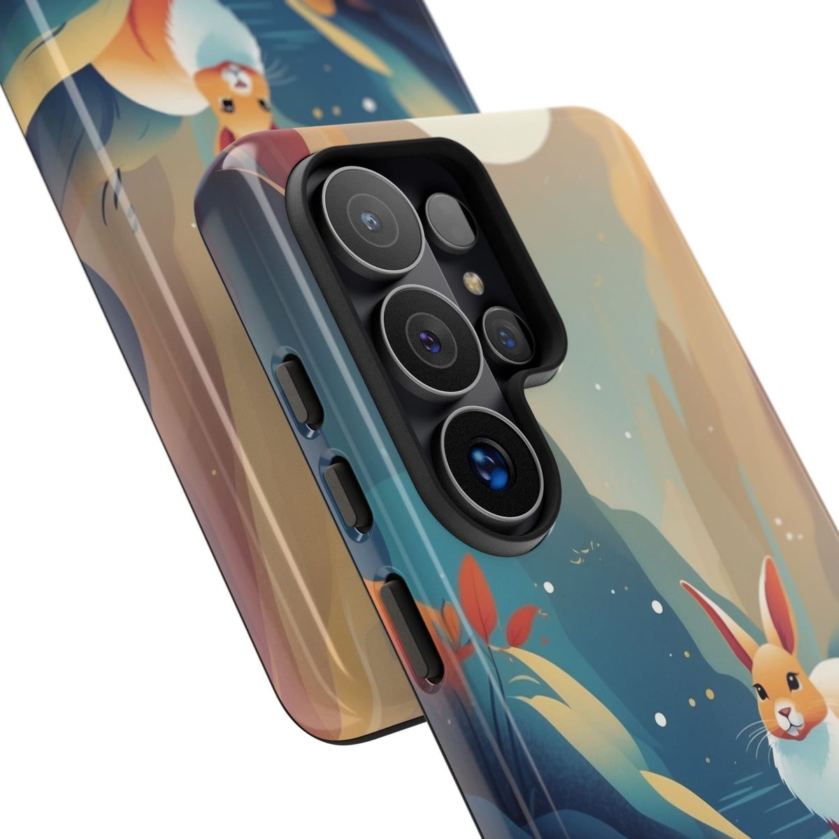 Stylised Rabbit Design Phone Case - Multicolor Phone Case