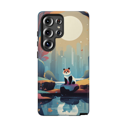 Stylised Panda Design Phone Case - Multicolor Phone Case - Samsung Galaxy S25 Ultra / Glossy