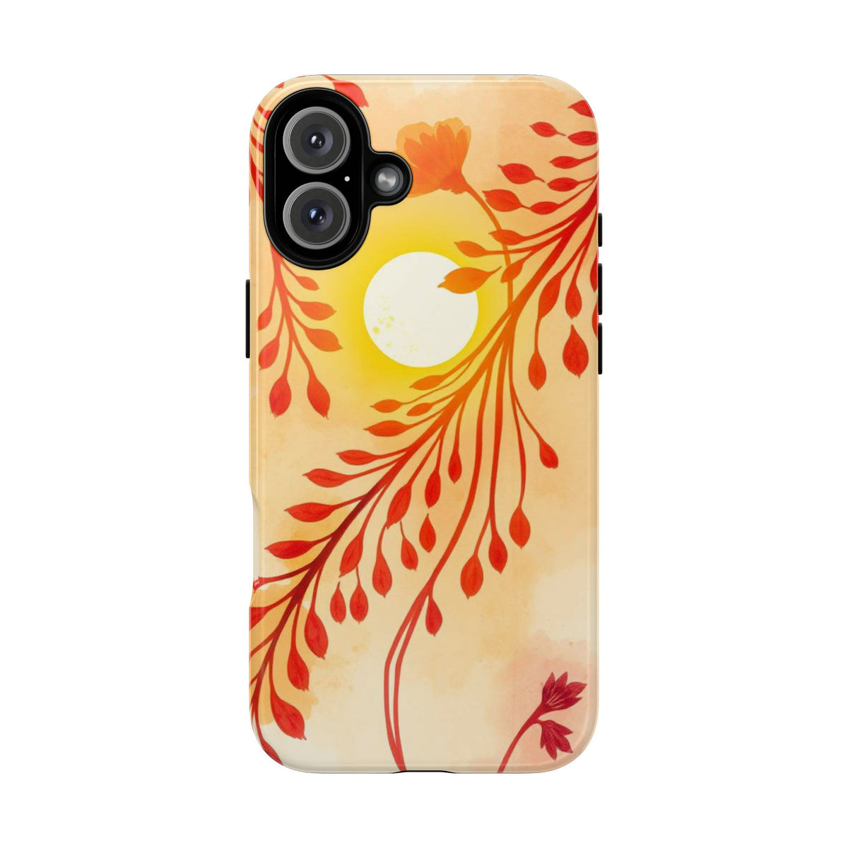 Boho Chic Watercolour Sunset Design Phone Case - Multicolor Phone Case - iPhone 16 Plus / Glossy