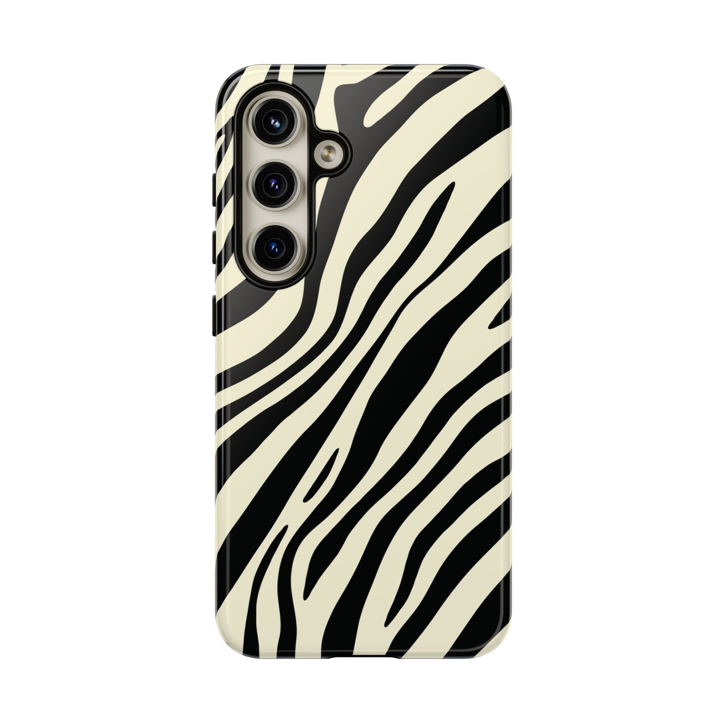 Modern Neutral Zebra Print Phone Case