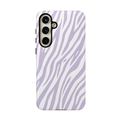 Lavender Tiger Print Phone Case