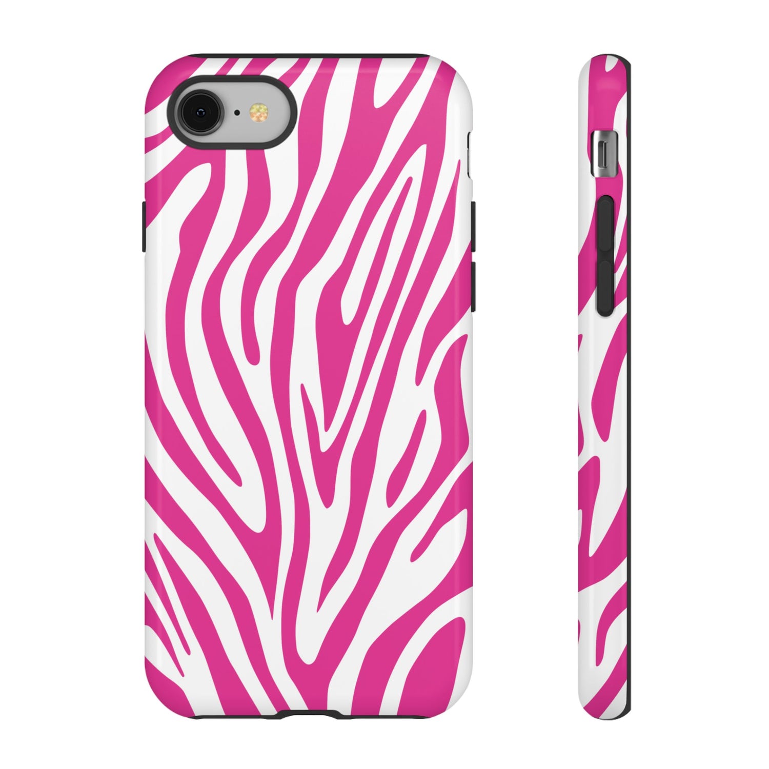 Graphic Hot Pink Tiger Print Phone Case