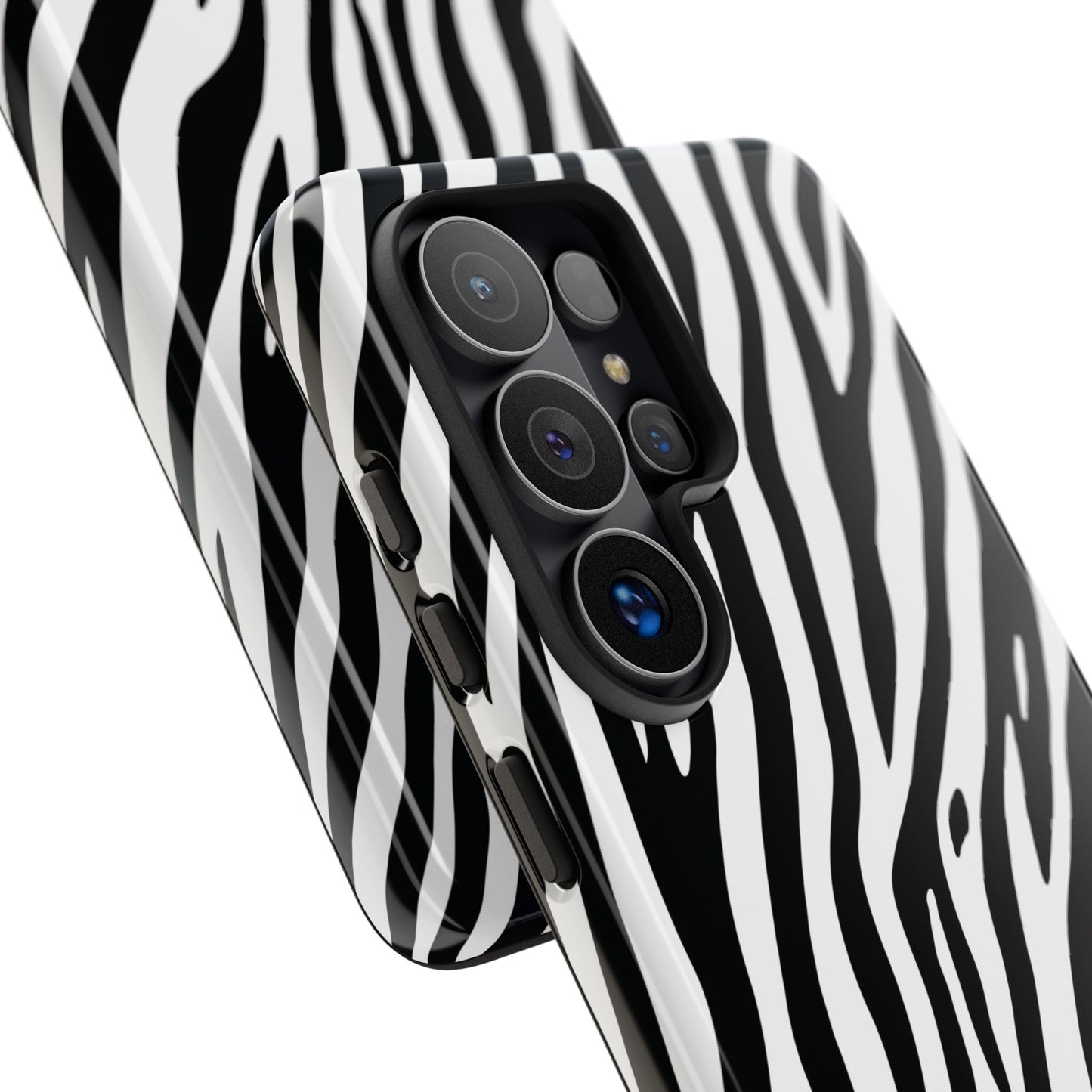 Monochrome Tiger Print Phone Case