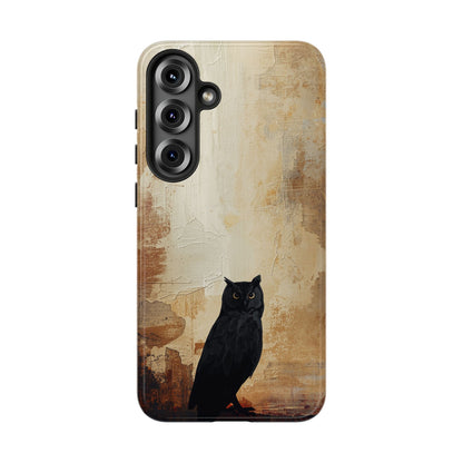 Samsung Galaxy S25 Plus / Glossy Phone Case - Beautiful Abstract Owl Design Phone Case