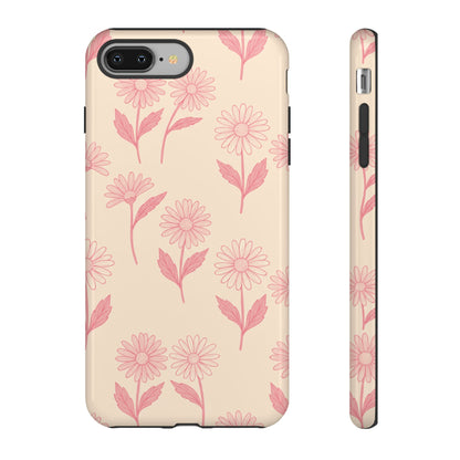 Pretty Pink Daisy Pattern Phone Case
