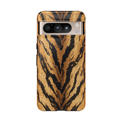 Amber Tiger Print Phone Case