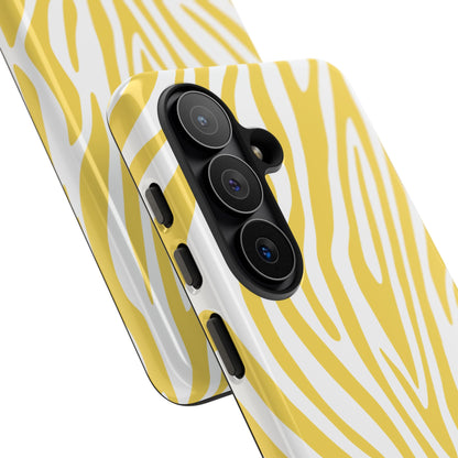 Graphic Yellow Tiger Print Phone Case