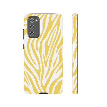 Graphic Yellow Tiger Print Phone Case