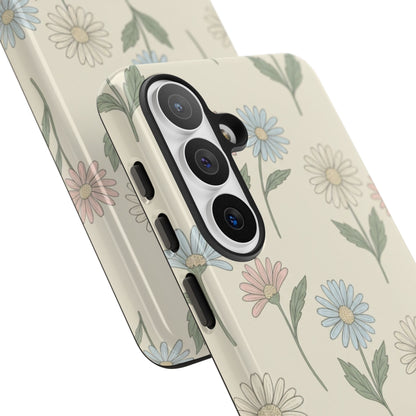 Pretty Pastel Daisy Pattern Phone Case