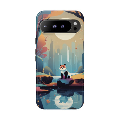 Google Pixel 9 Pro XL / Glossy Phone Case - Stylised Panda Design Phone Case