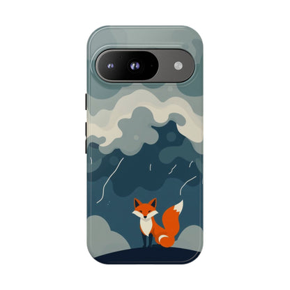 Google Pixel 9 / Glossy Phone Case - Stormy Fox Design Phone Case