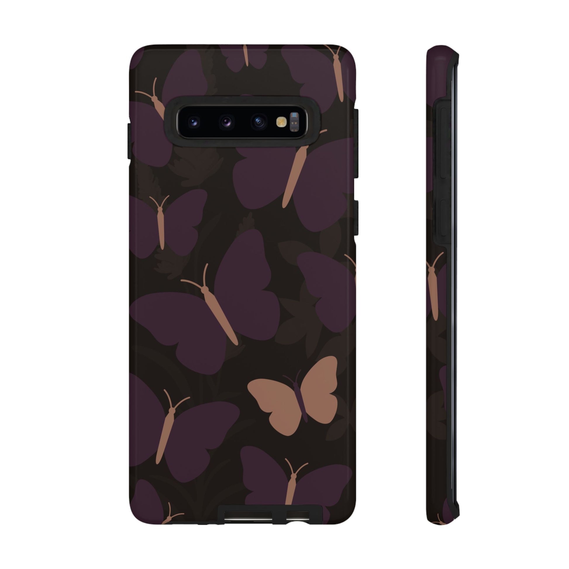 Phone Case - Minimalist Purple Butterfly Pattern Phone Case