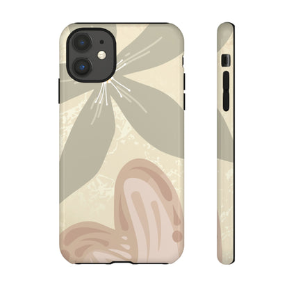 iPhone 11 / Glossy Phone Case - ’Hibiscus Heart Pattern’ Phone Case