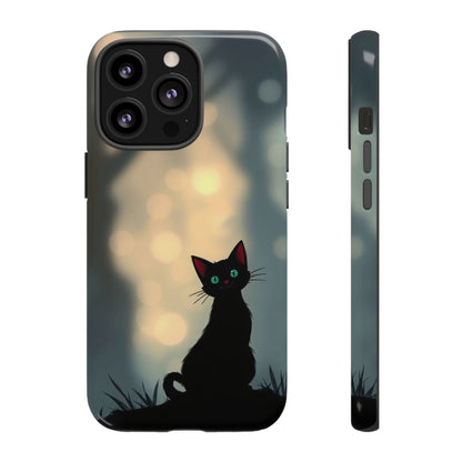Gothic Cat Design Phone Case - Multicolor Phone Case - iPhone 13 Pro / Glossy
